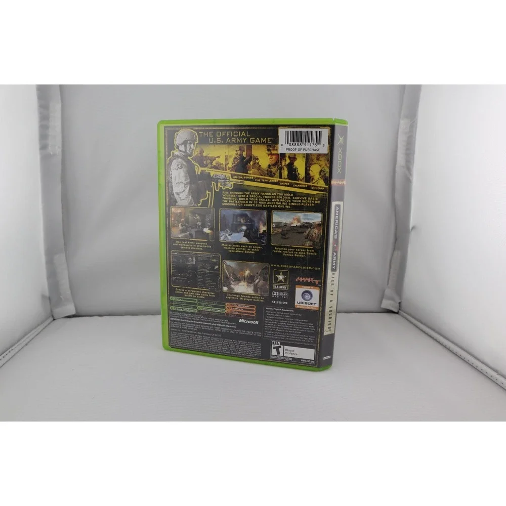 America's Army: Rise of a Soldier (Microsoft Xbox, 2005) CIB Complete‎ Tested